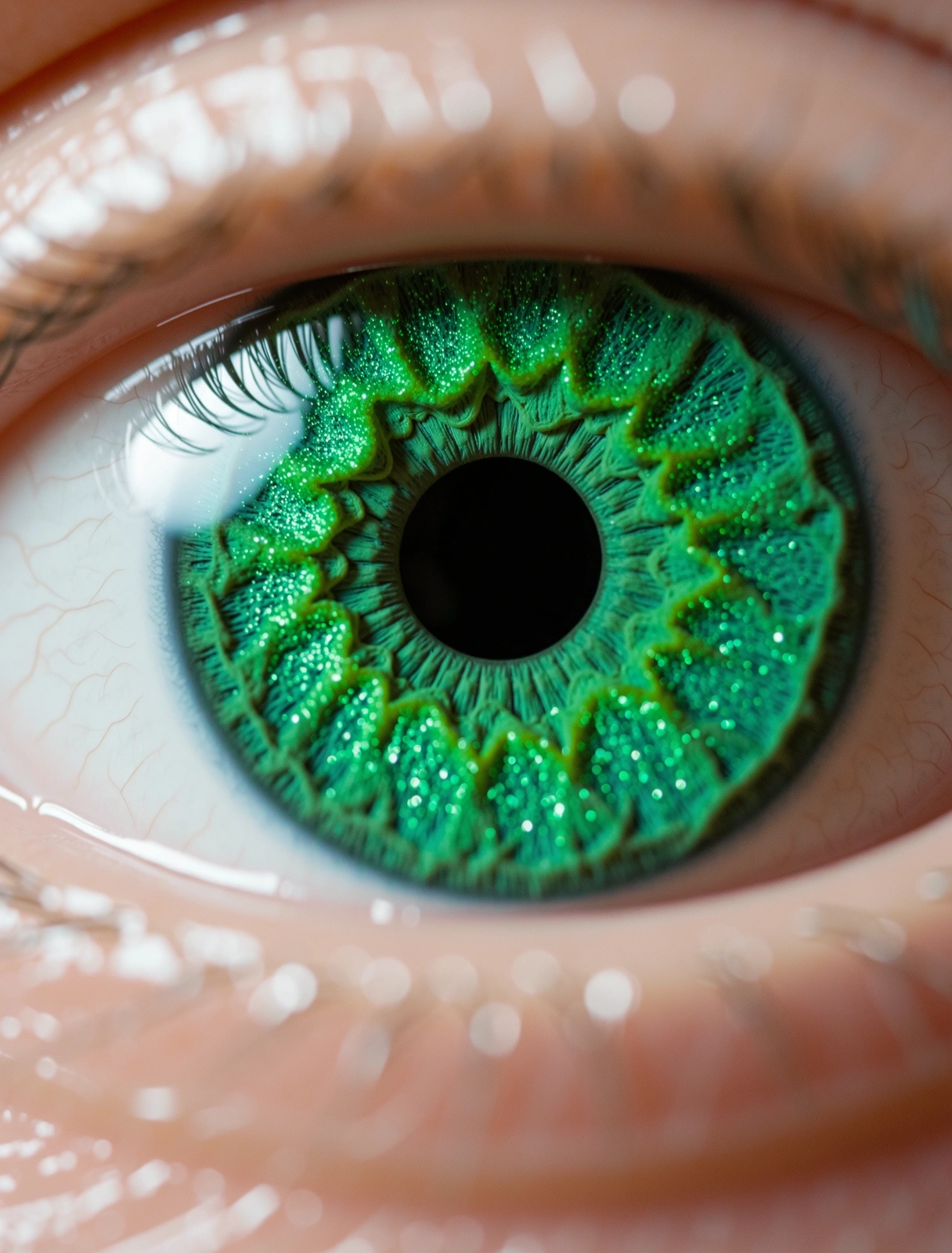 Human Iris Macro